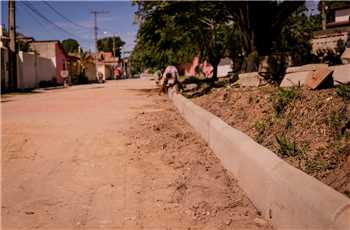 Prefeitura de Cabrália retoma obras com 2.800 m2 de pavimentação no Mirante